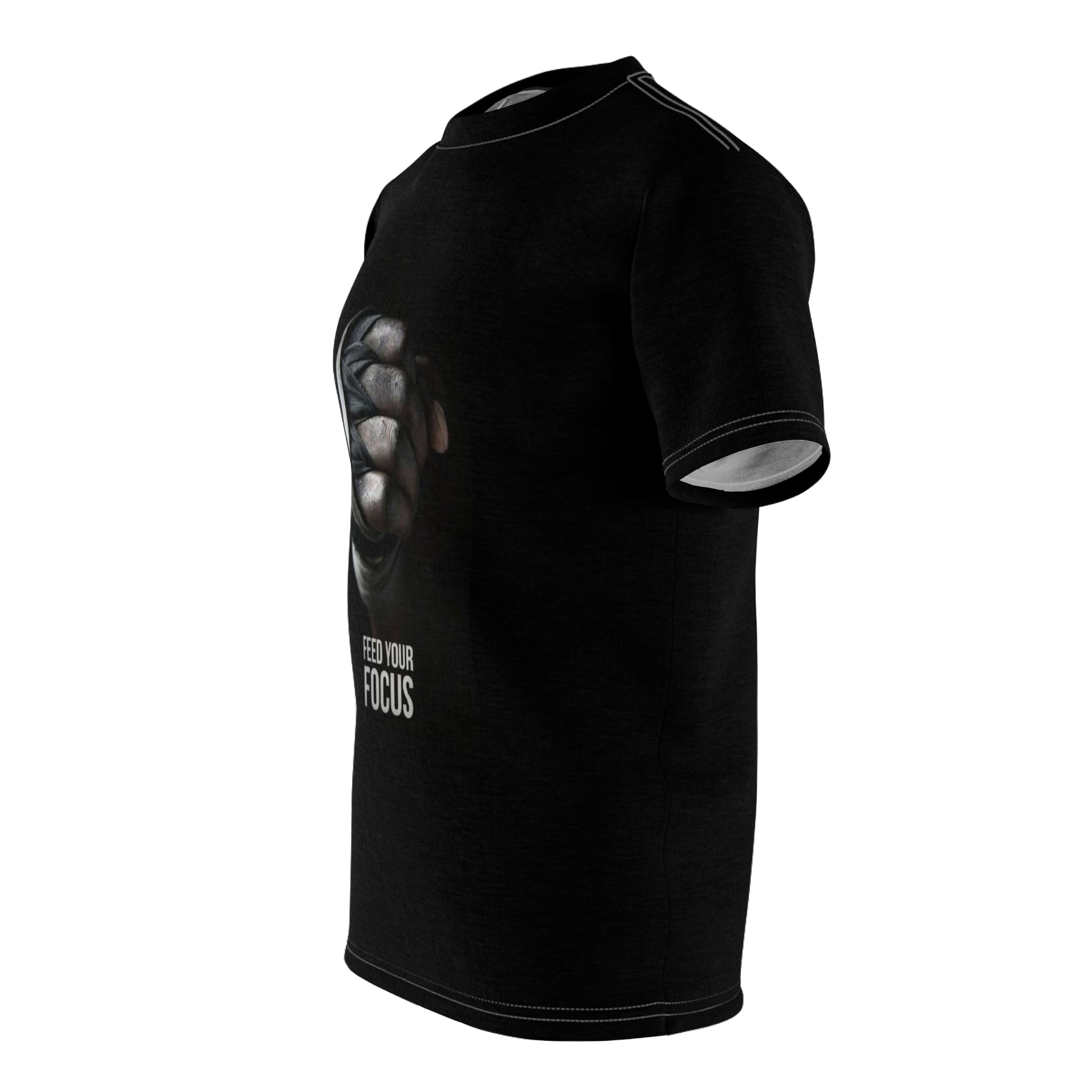 Motivational Boxing Tee - "Feed Your Focus"
