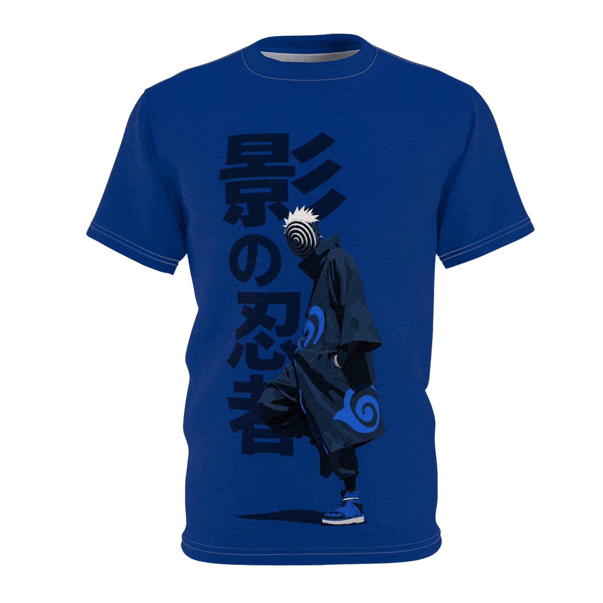 Anime Ninja Tee — Shadow Shinobi Design (Japanese "影の忍者")