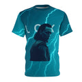 Lightning Storm Graphic Tee — Loki Portrait All-Over Print
