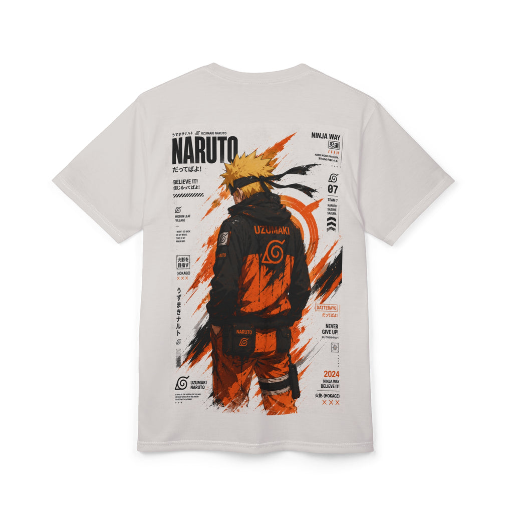 Naruto Action Pose T-Shirt — Anime Graphic Tee with Naruto Print