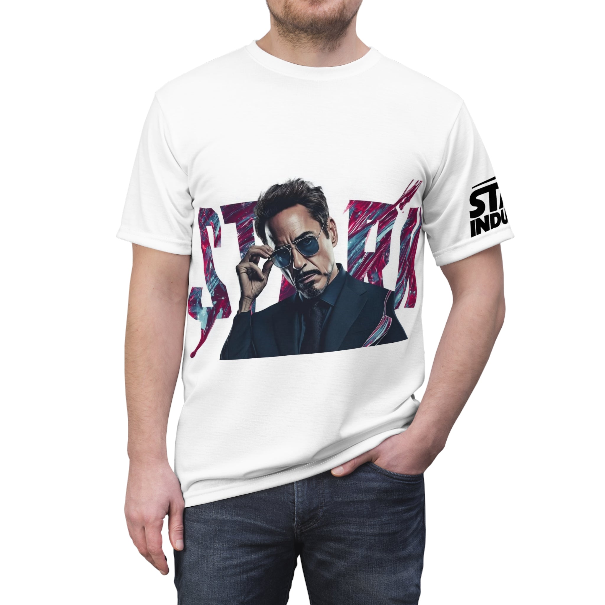 Iron Icon Graphic Tee — 'Stark Industries'T‑Shirt