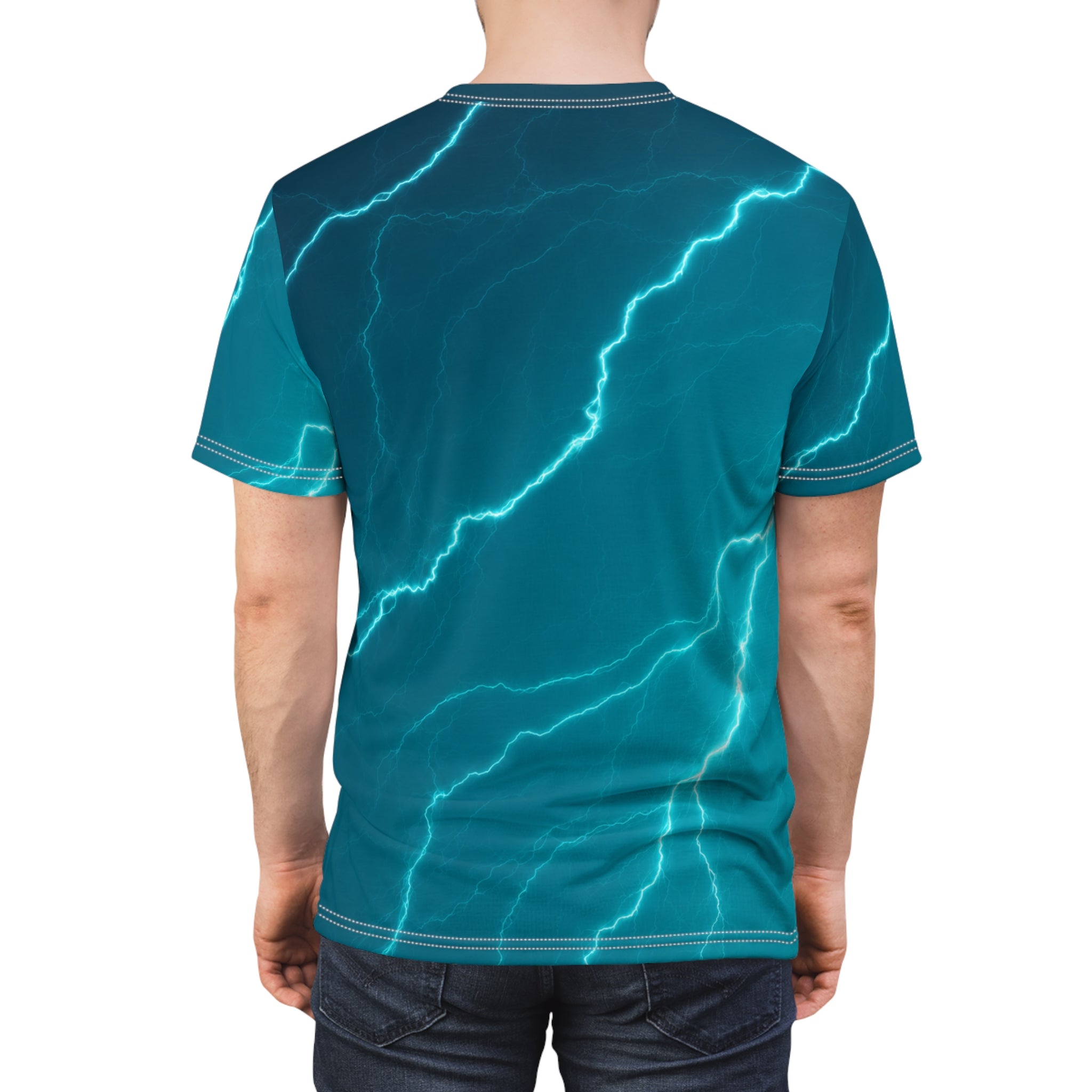 Lightning Storm Graphic Tee — Loki Portrait All-Over Print