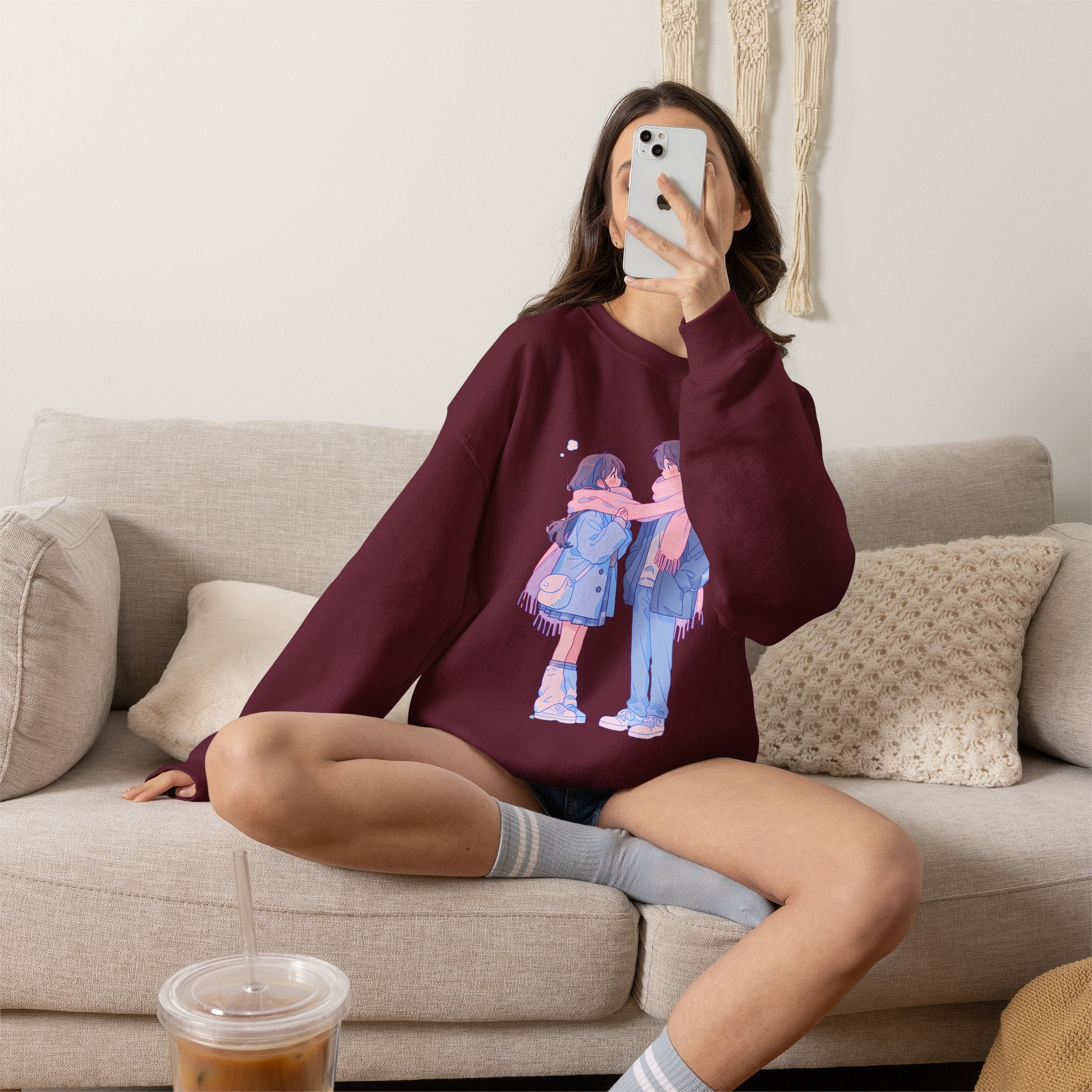 Romantic Love Couple Sweatshirt