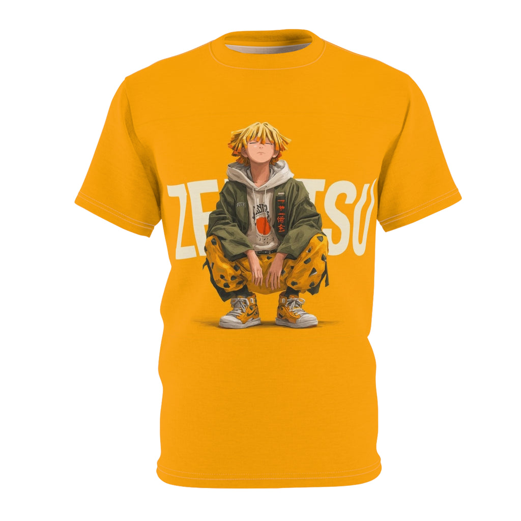 Anime Graphic Tee — 'Zenitsu' Illustration All-Over Print