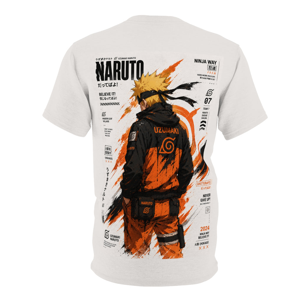 Naruto Action Pose T-Shirt — Anime Graphic Tee with Naruto Print