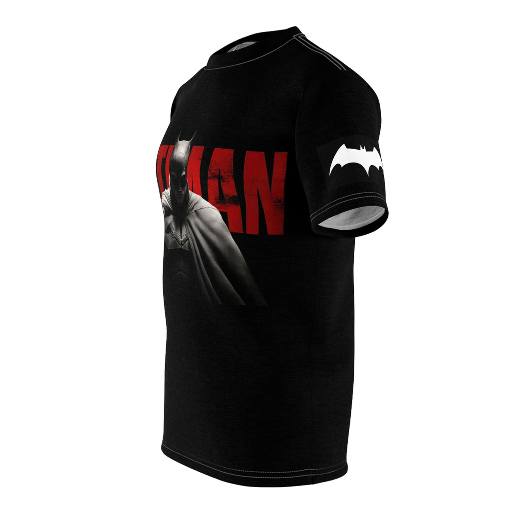 Batman Graphic Tee — Dark Knight Red Logo T Shirt