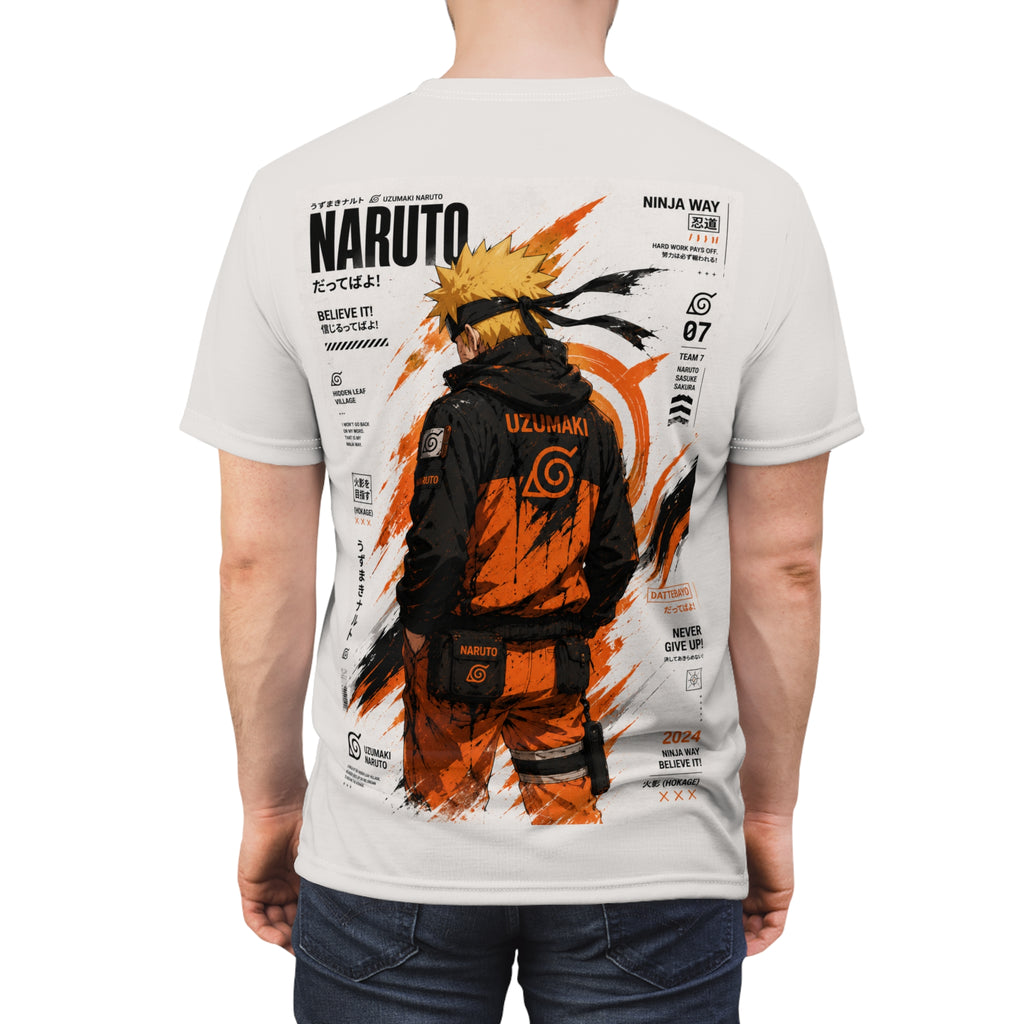 Naruto Action Pose T-Shirt — Anime Graphic Tee with Naruto Print