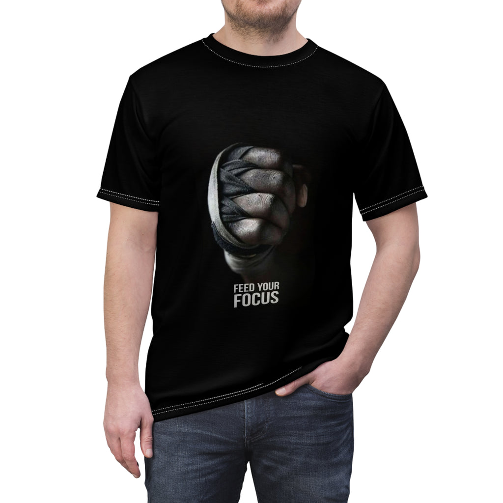 Motivational Boxing Tee - "Feed Your Focus"