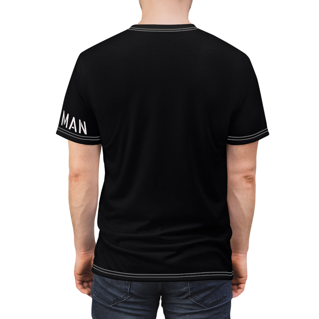 Iron Man Graphic Tee — Red Arc Reactor All-Over Print