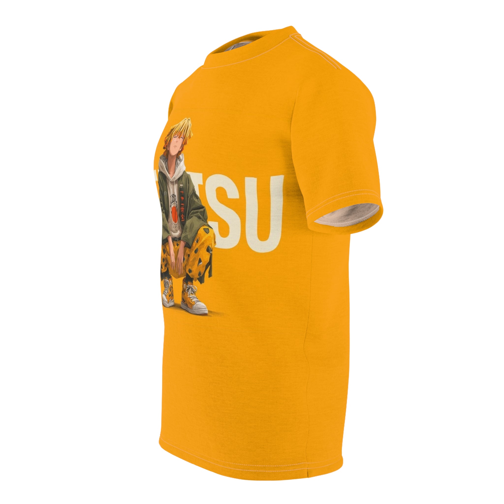 Anime Graphic Tee — 'Zenitsu' Illustration All-Over Print