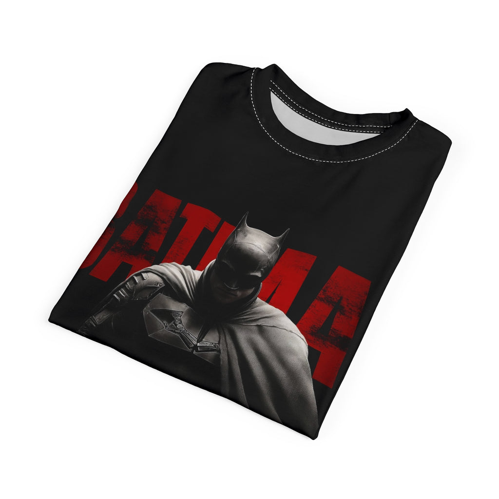 Batman Graphic Tee — Dark Knight Red Logo T Shirt