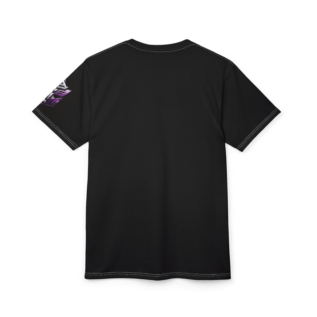 Optimus Prime Graphic Tee — Red Glitch Full-Print T-Shirt