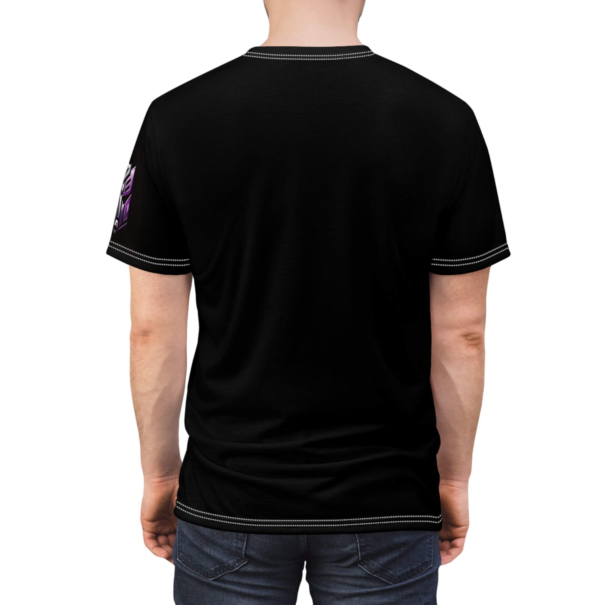 Optimus Prime Graphic Tee — Red Glitch Full-Print T-Shirt